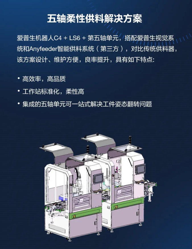 愛(ài)普生五軸柔性供料解決方案
